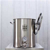 Stainless Steel Cold Brew Coffee System w/ Filter (5.5 Gallon)